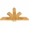 Ekena Millwork Redmond Rough Sawn Timber Gable Bracket, Western Red Cedar, 36"W x 23"H x 2"D x 4"F, 15/12 Pitch GBW036X23X0204RED00RWR - alternate 4